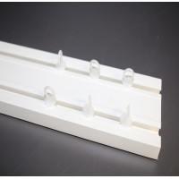 Curtainrails Plastic two row