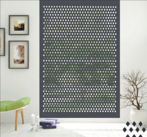 Laser cut double roller blind Cvhr Mat Sun-series